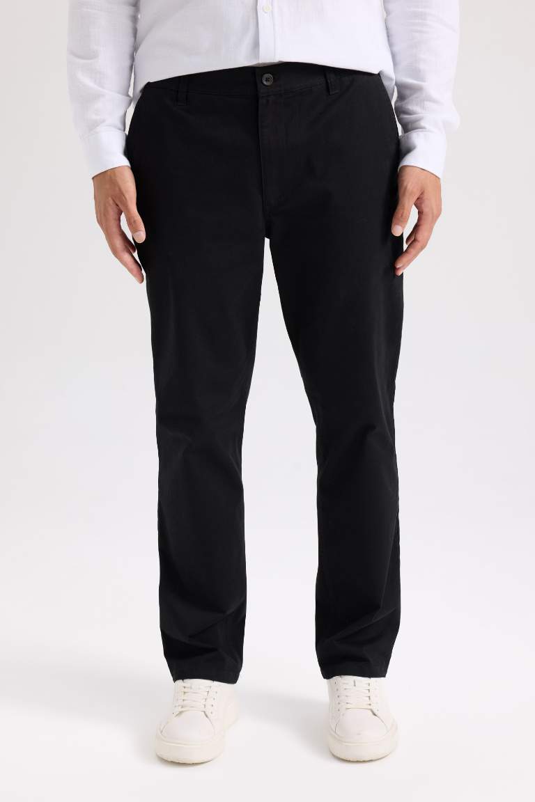 Regular Hem Chino Pants