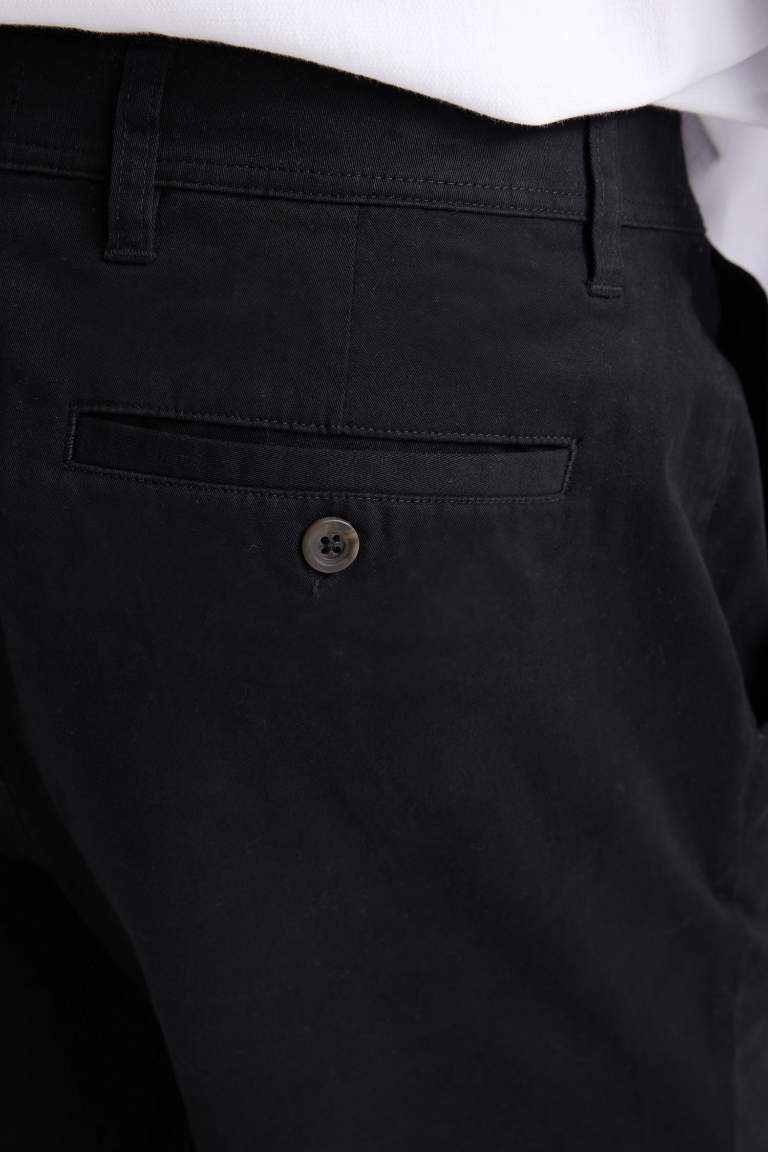 Regular Hem Chino Pants