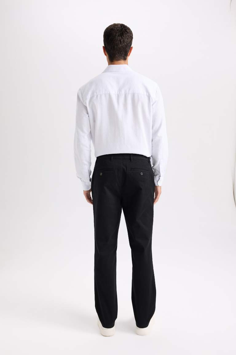 Regular Hem Chino Pants