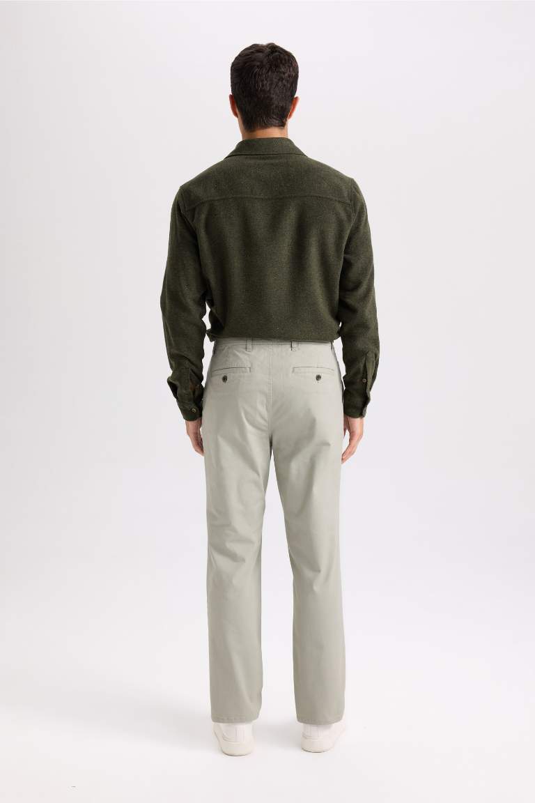 Regular Hem Chino Pants