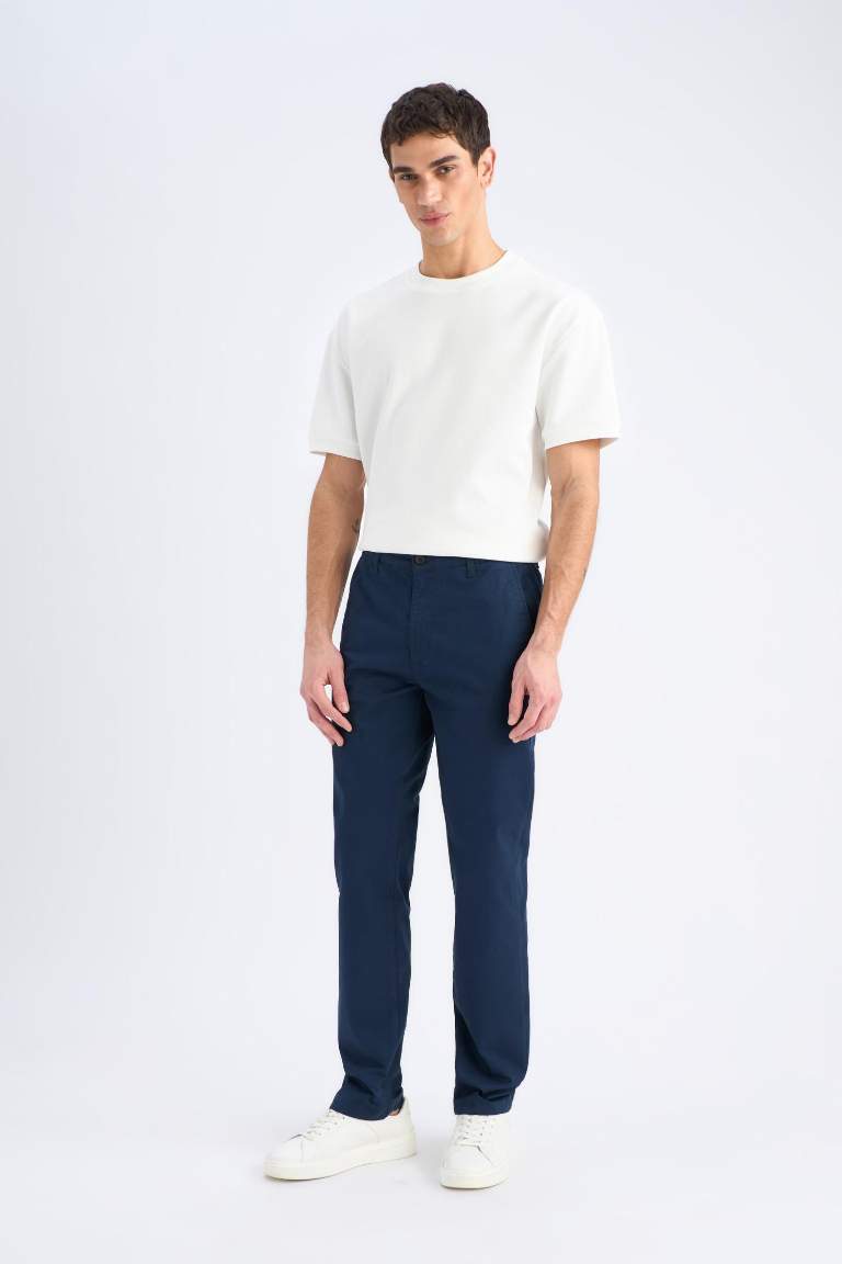 Regular Hem Chino Pants