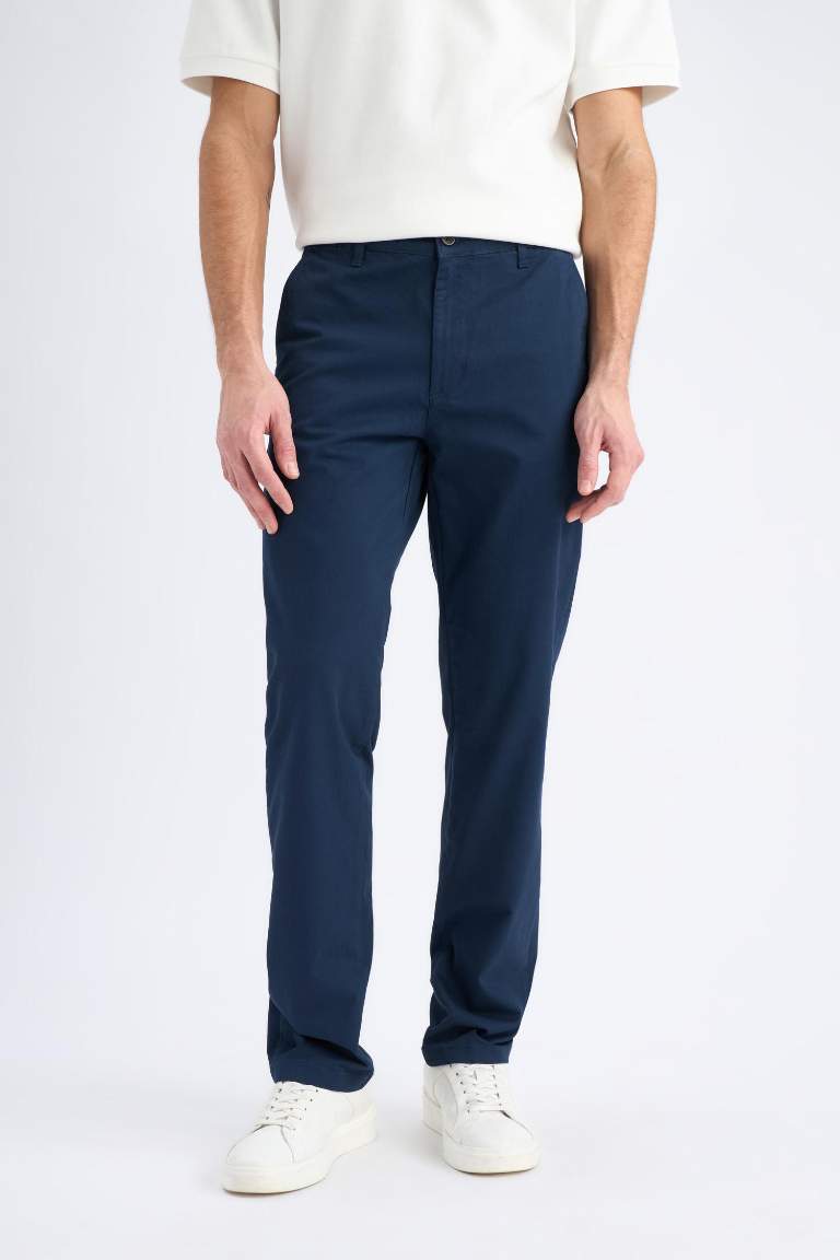 Regular Hem Chino Pants