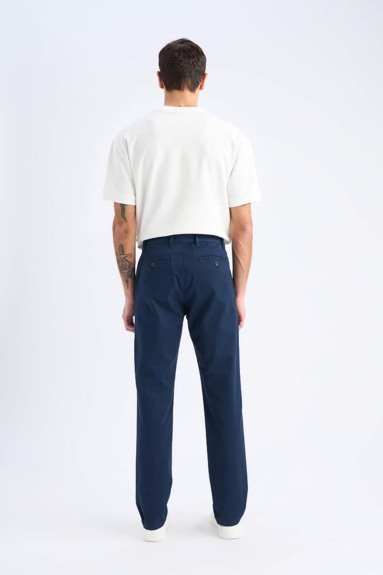 Regular Hem Chino Pants