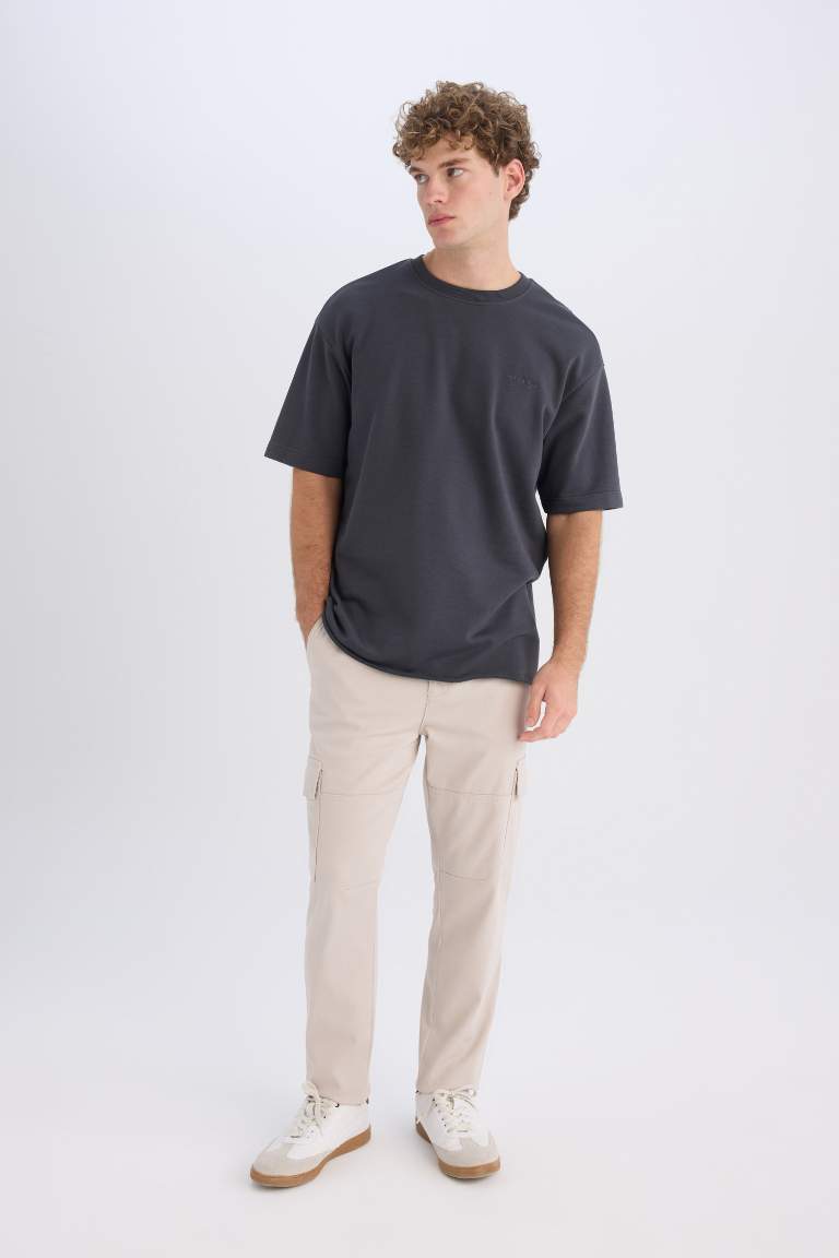 Boxy Fit Crew Neck T-Shirt