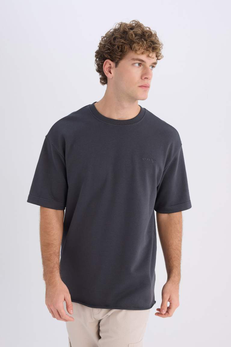 Boxy Fit Crew Neck T-Shirt