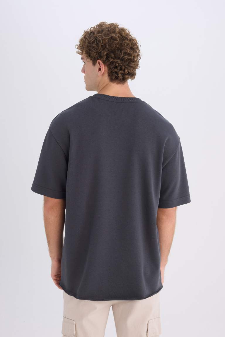 Boxy Fit Crew Neck T-Shirt