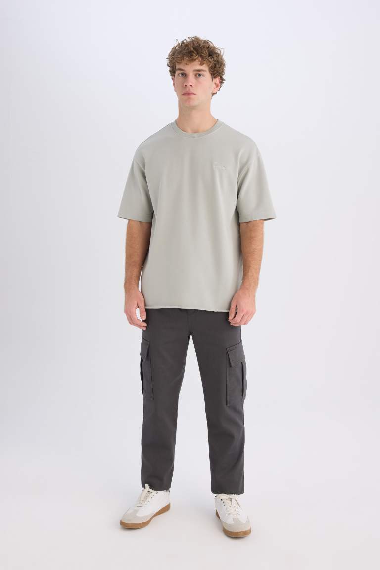 Boxy Fit Crew Neck T-Shirt