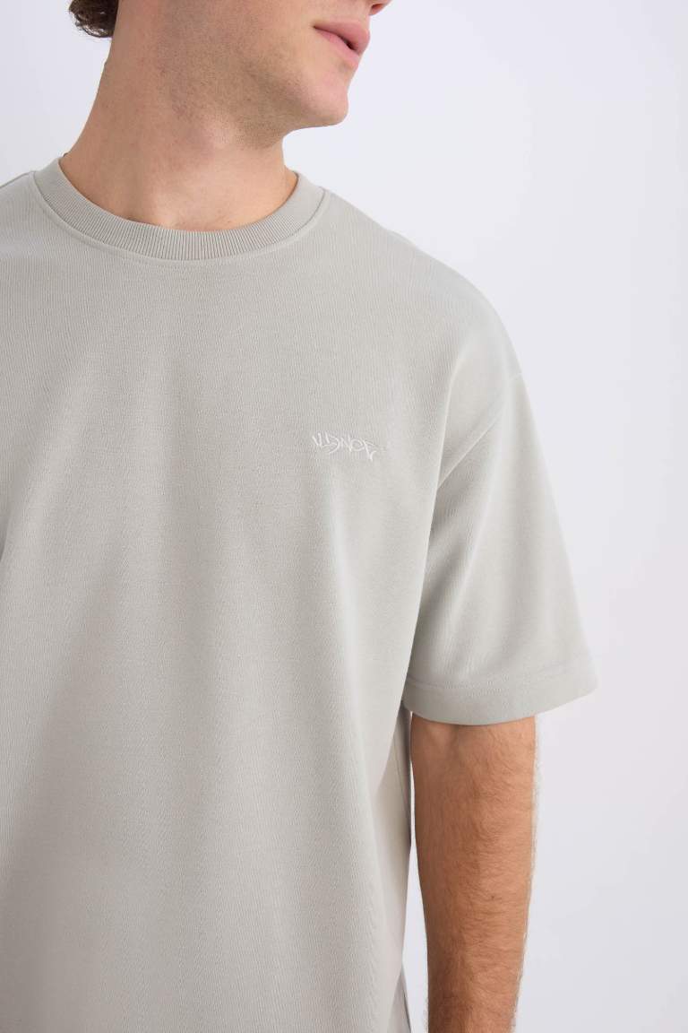 Boxy Fit Crew Neck T-Shirt