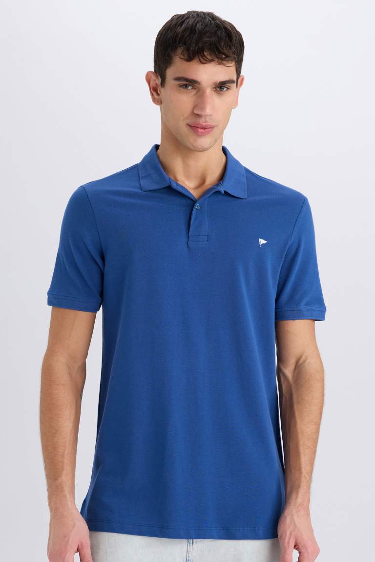 Slim Fit Polo Collar Polo T-Shirt