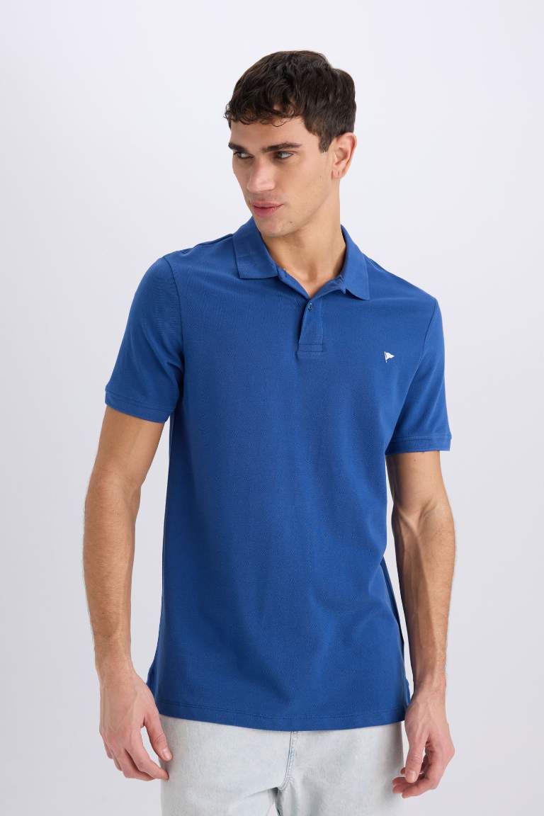 Slim Fit Polo Collar Polo T-Shirt