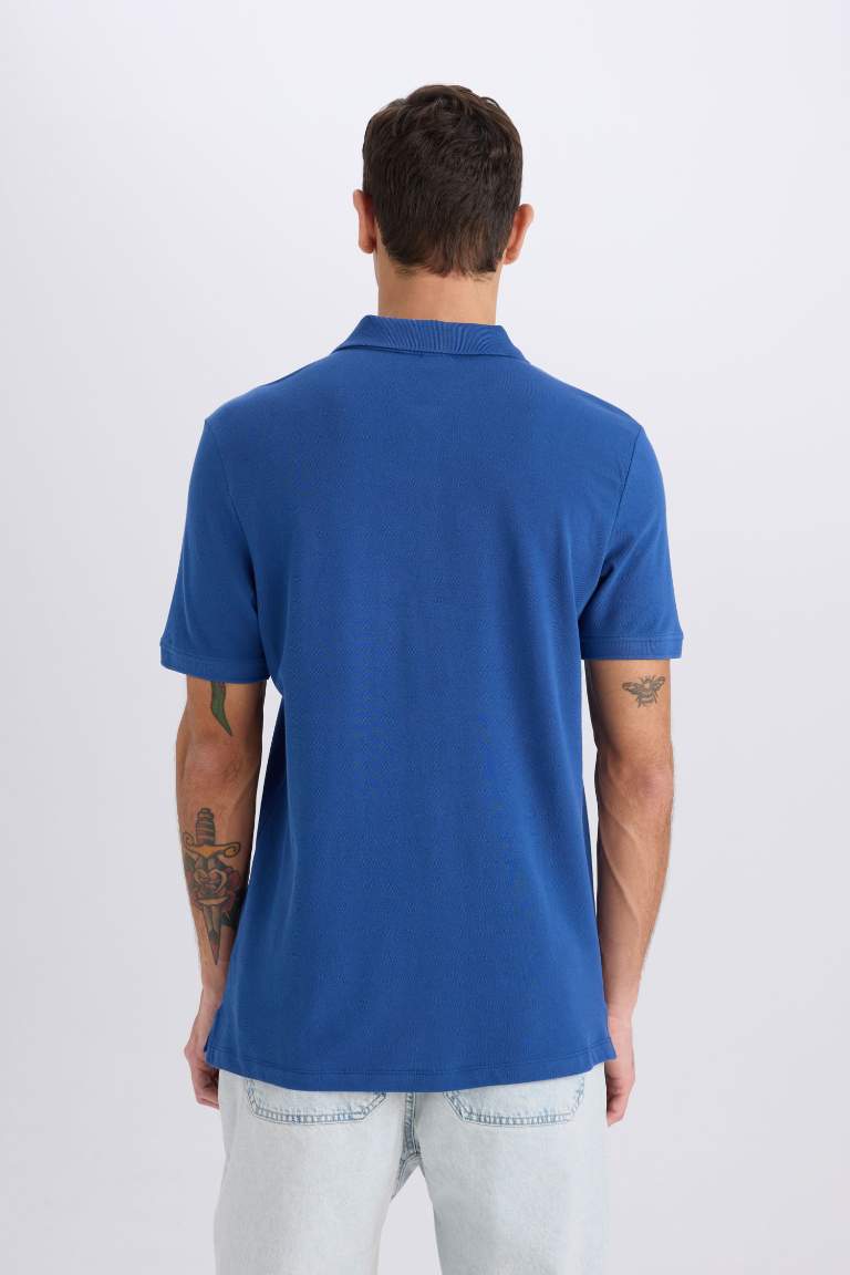 Slim Fit Polo Collar Polo T-Shirt