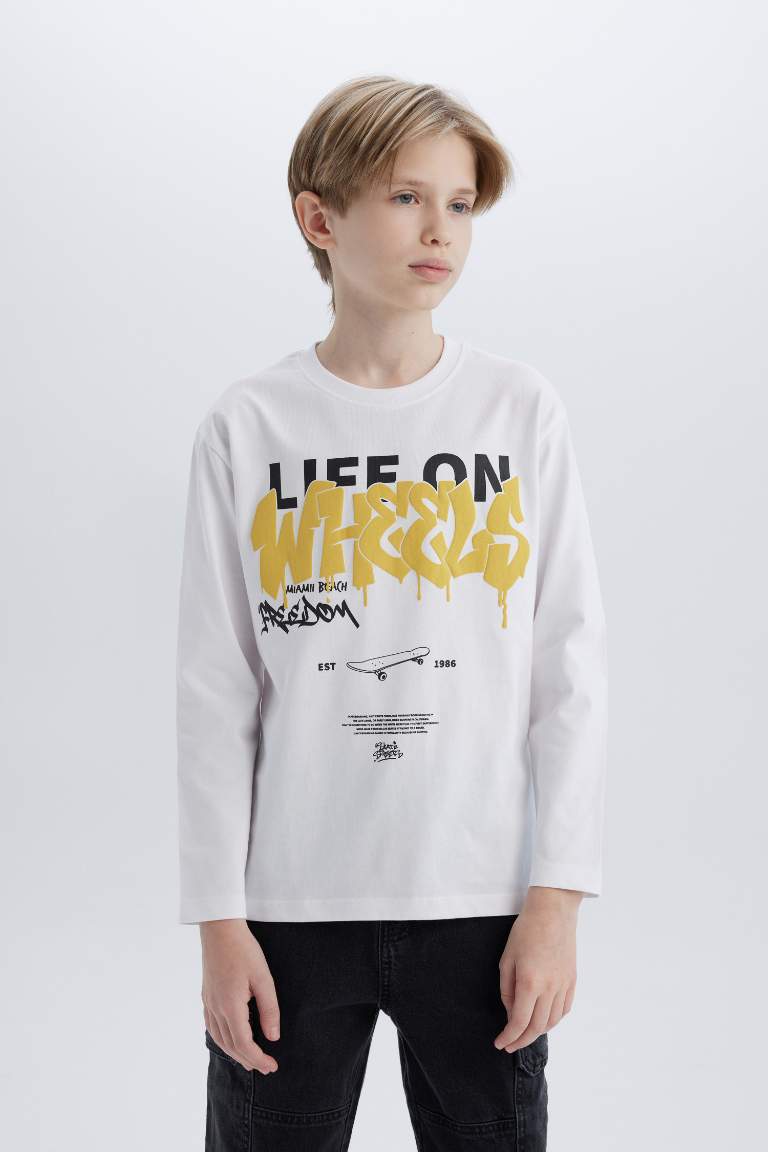 Boy Crew Neck Printed T-Shirt