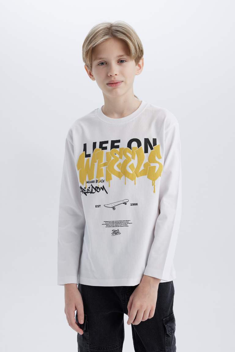 Boy Crew Neck Printed T-Shirt