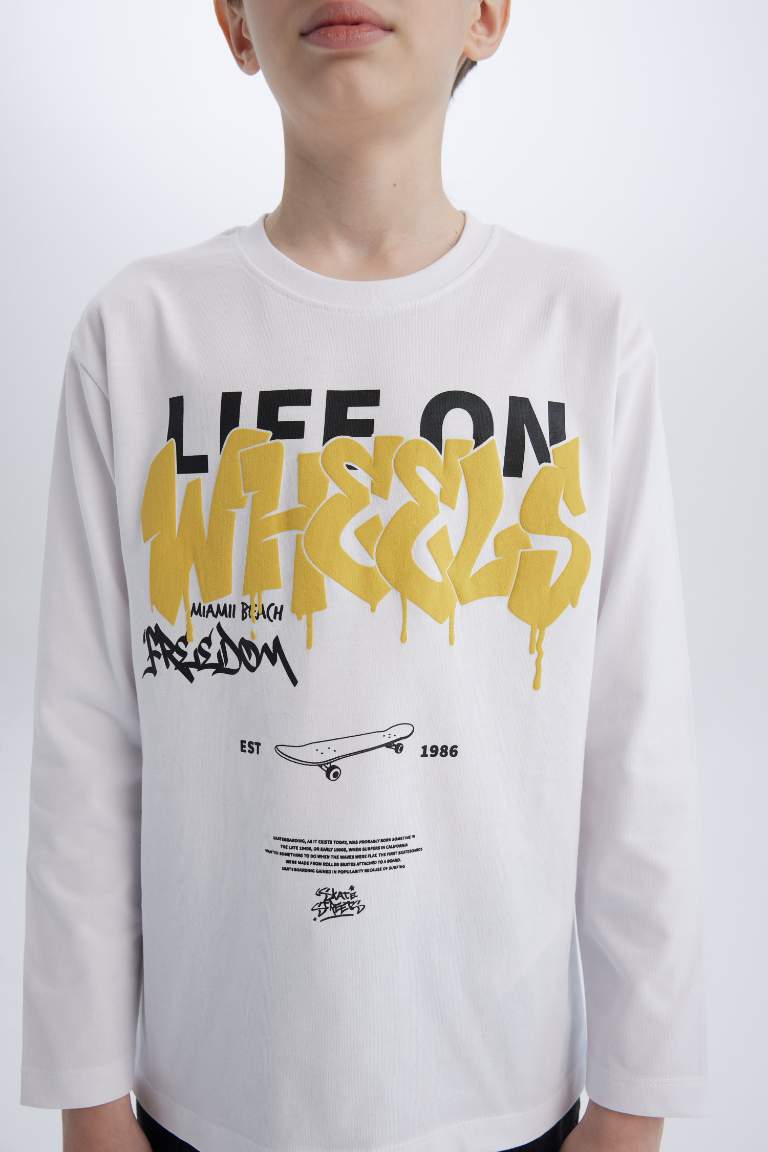 Boy Crew Neck Printed T-Shirt