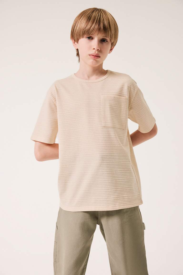 Boy Regular Fit Crew Neck Short Sleeve T-Shirt