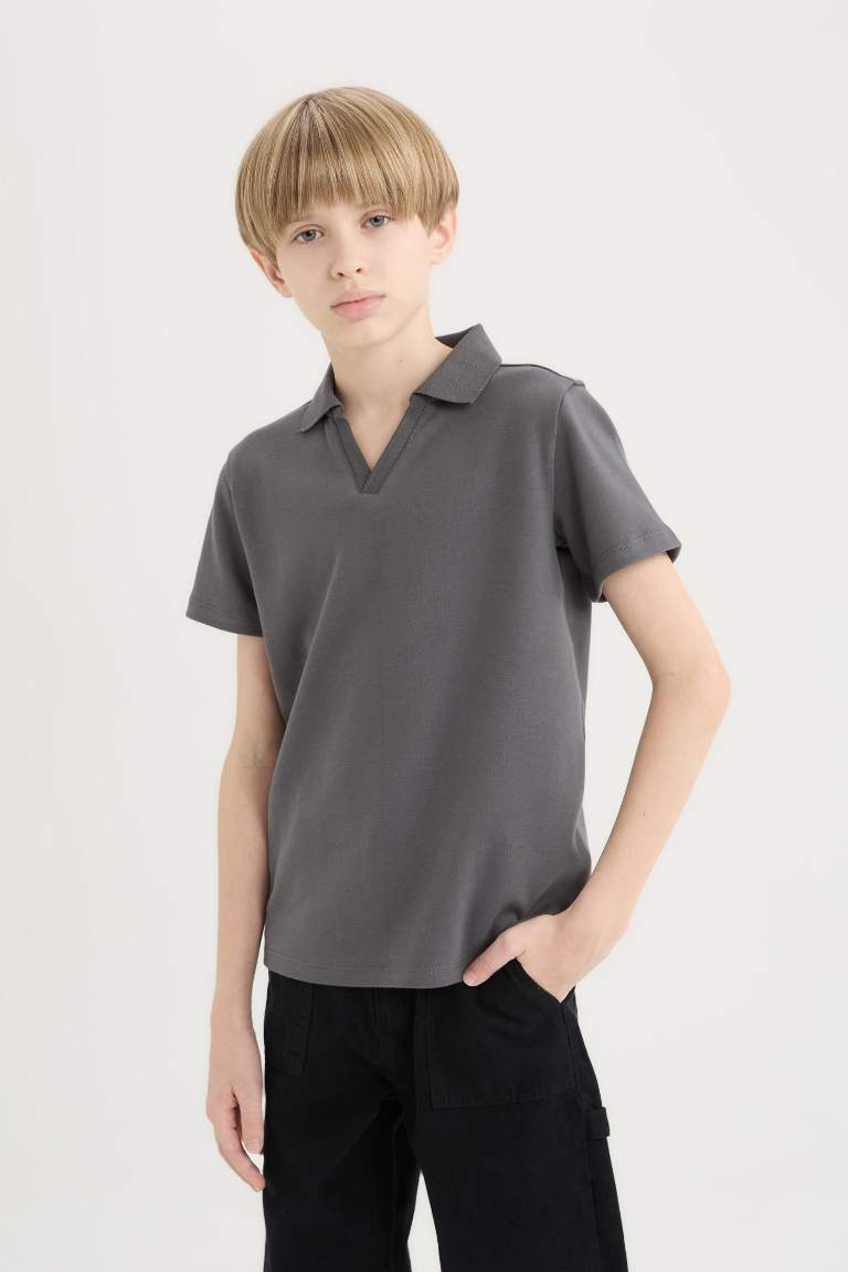 Boy Regular Fit Short Sleeve Polo Shirt