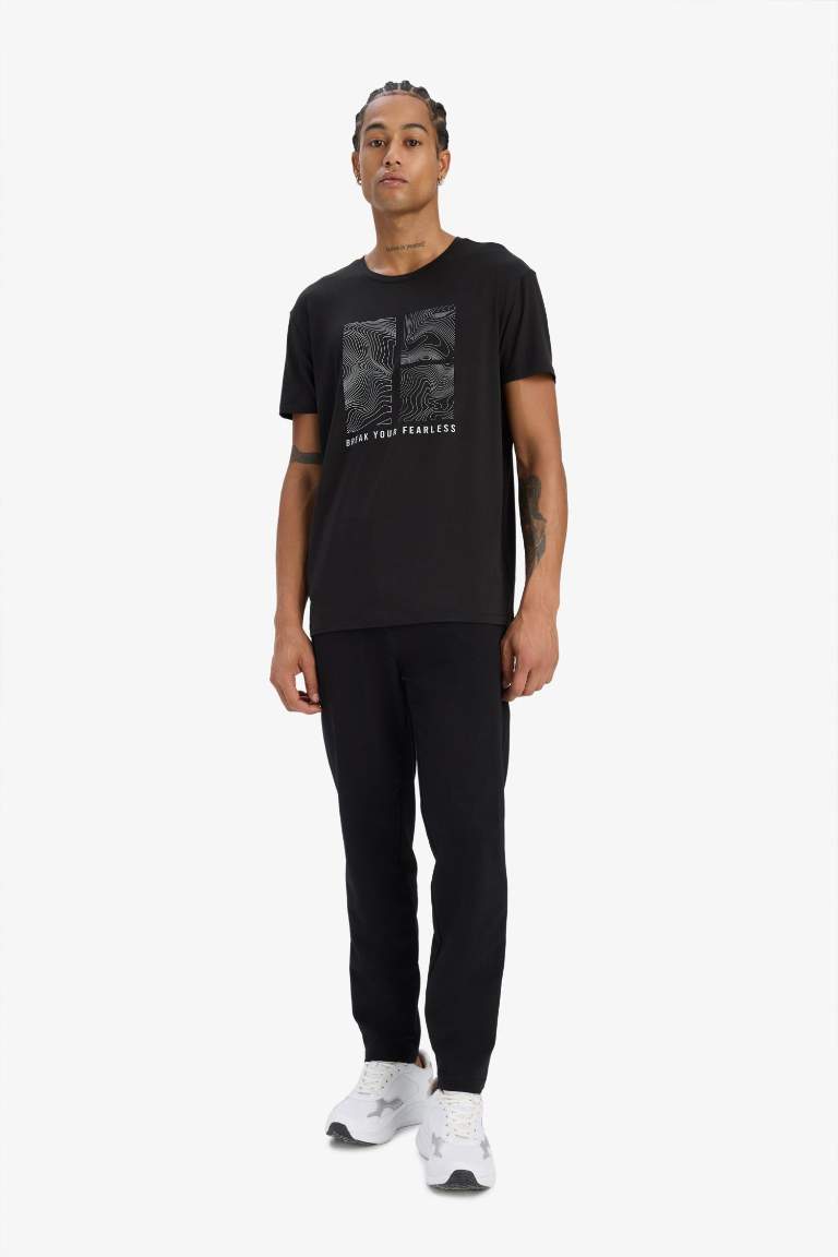 DeFactoFit Slim Fit Dar Kesim Çift Cepli Standart Paça Esnek Multifonksiyonel Sporcu Jogger