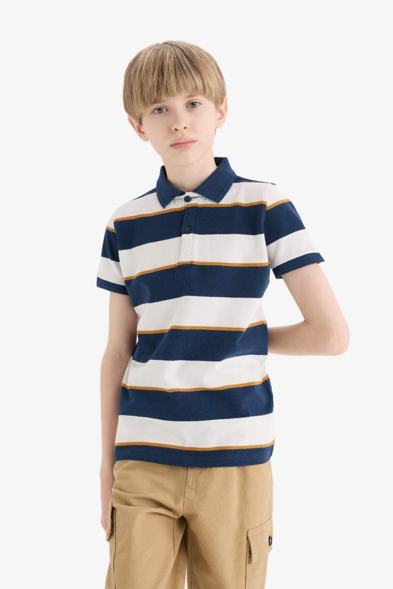 Regular Fit Short Sleeve Polo T-Shirt