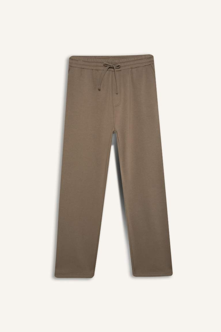 Regular Fit Straight Leg Basic Sweatpants