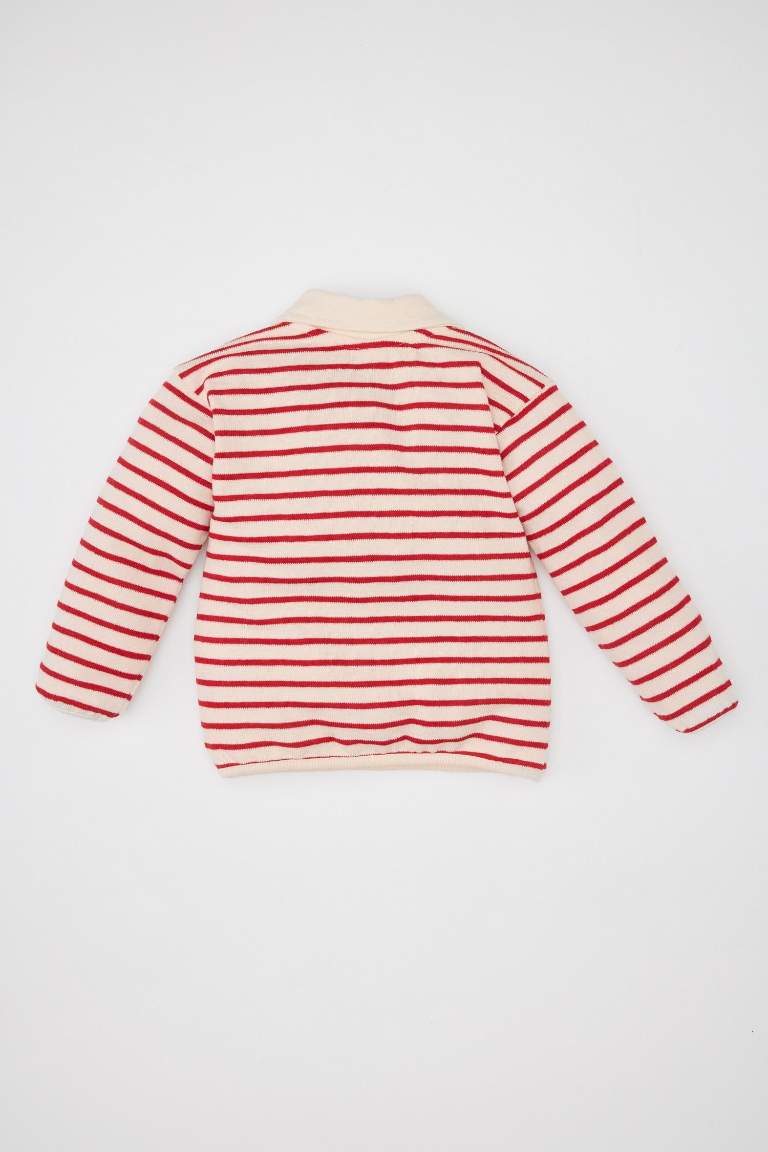 Sweatshirt rayé pour bébé fille