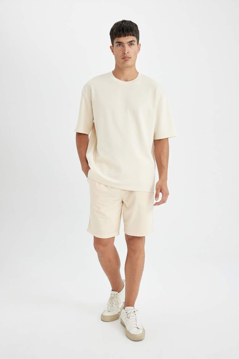 Regular Fit Basic Bermuda Shorts