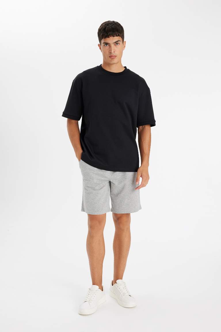 Regular Fit Basic Bermuda Shorts