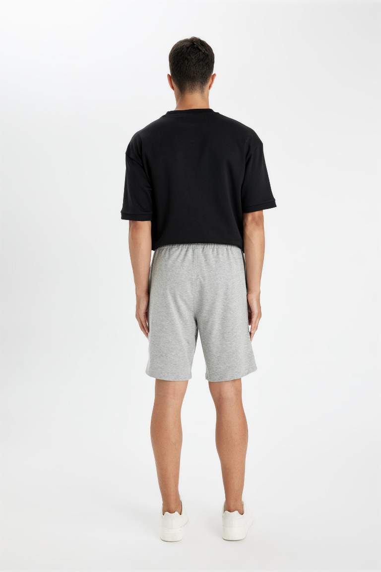 Regular Fit Basic Bermuda Shorts