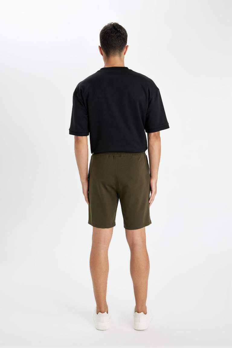 Regular Fit Basic Bermuda Shorts