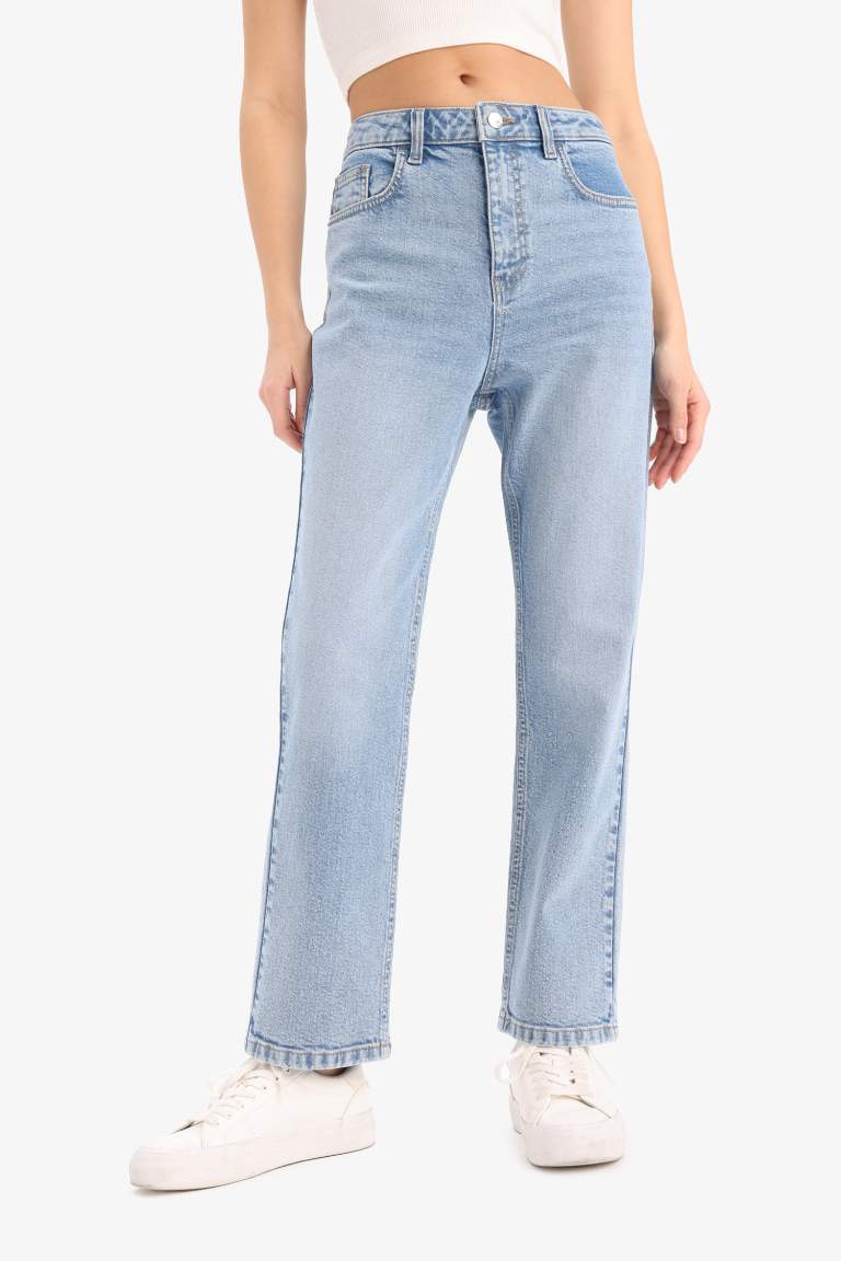 Mary Vintage Straight Fit High Waist Jeans