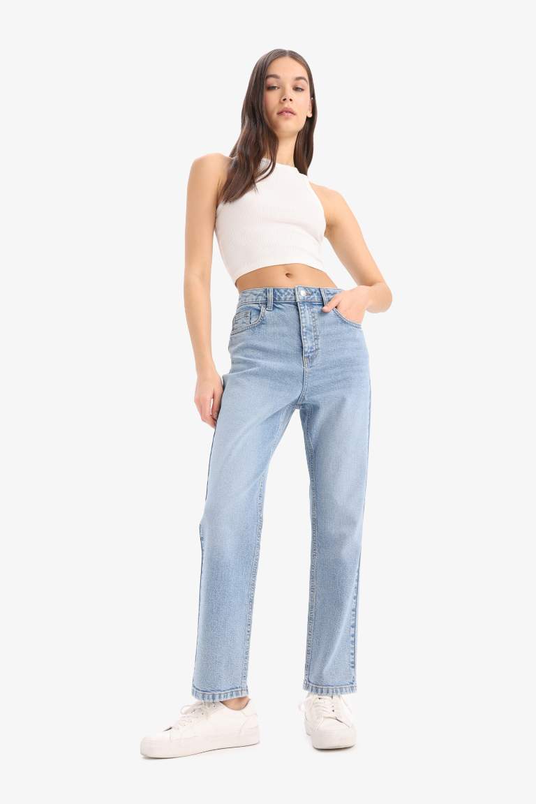 Mary Vintage Straight Fit High Waist Jeans