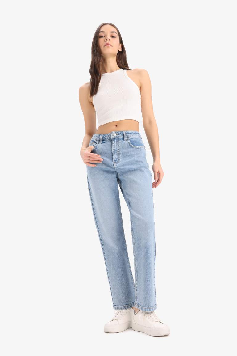 Mary Vintage Straight Fit High Waist Jeans