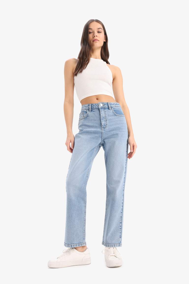 Mary Vintage Straight Fit High Waist Jeans