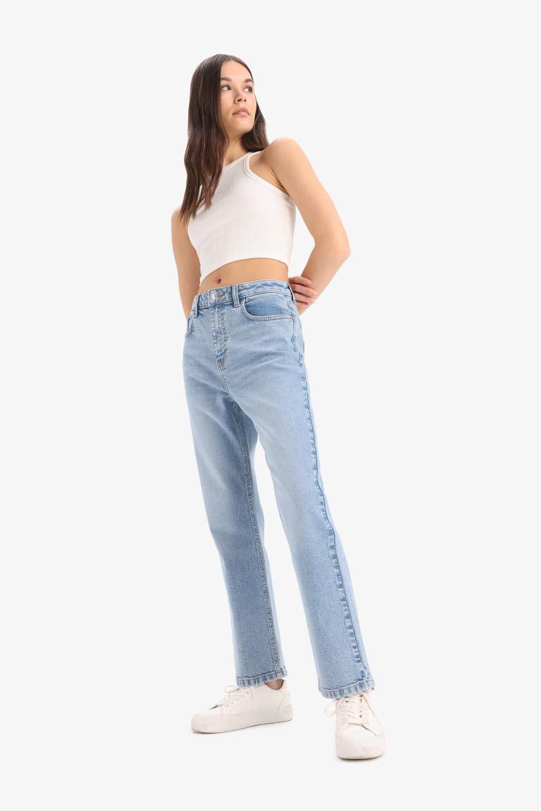 Mary Vintage Straight Fit High Waist Jeans