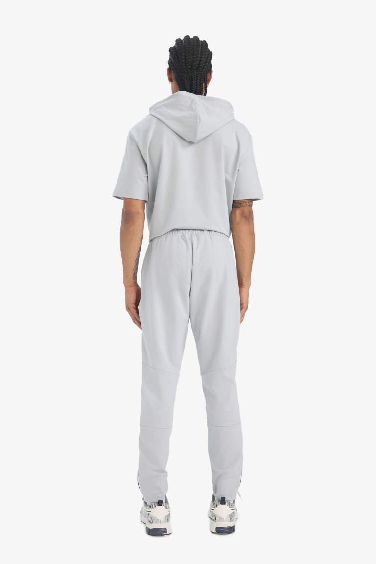DeFactoFit Slim Fit Sporcu Jogger Eşofman Altı Dar Kesim Fermuarlı Paça