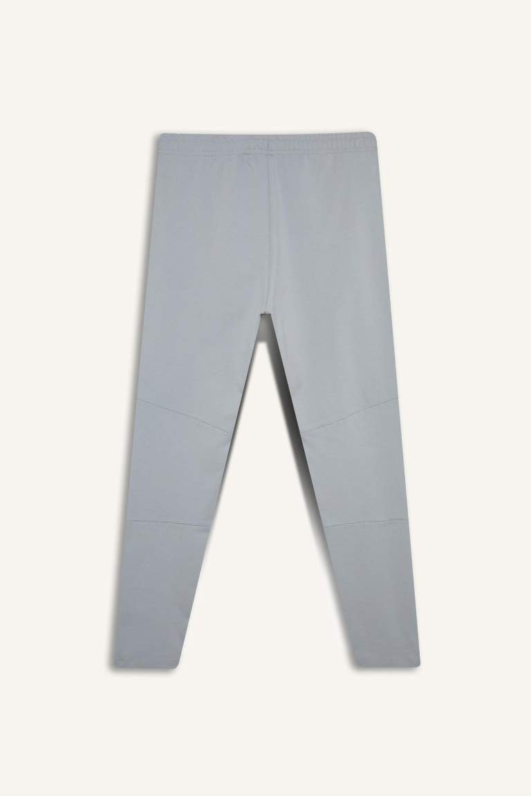 DeFactoFit Slim Fit Sporcu Jogger Eşofman Altı Dar Kesim Fermuarlı Paça