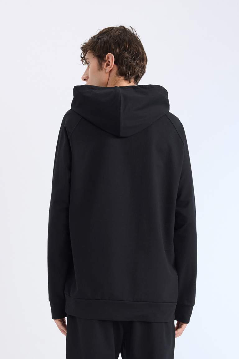 DeFactoFit Standard Fit Hooded Sports Sweatshirt