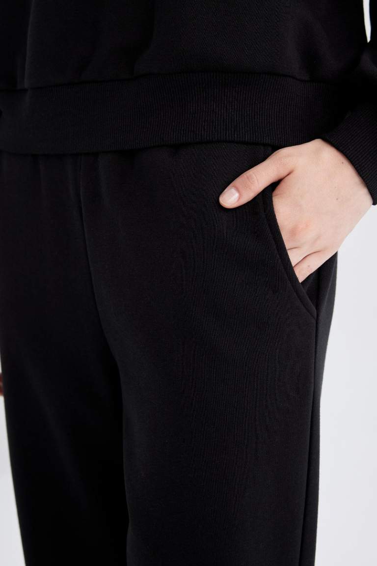 Regular Fit Normal Kalıp Basic İçi Kalın Polarlı Eşofman Takımı