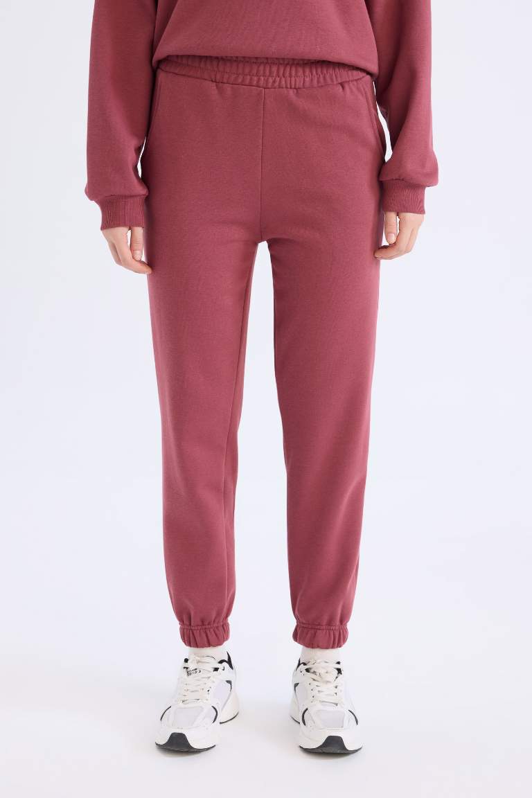 Regular Fit 2'li Takım Sweatshirt Beli Lastikli Eşofman Altı
