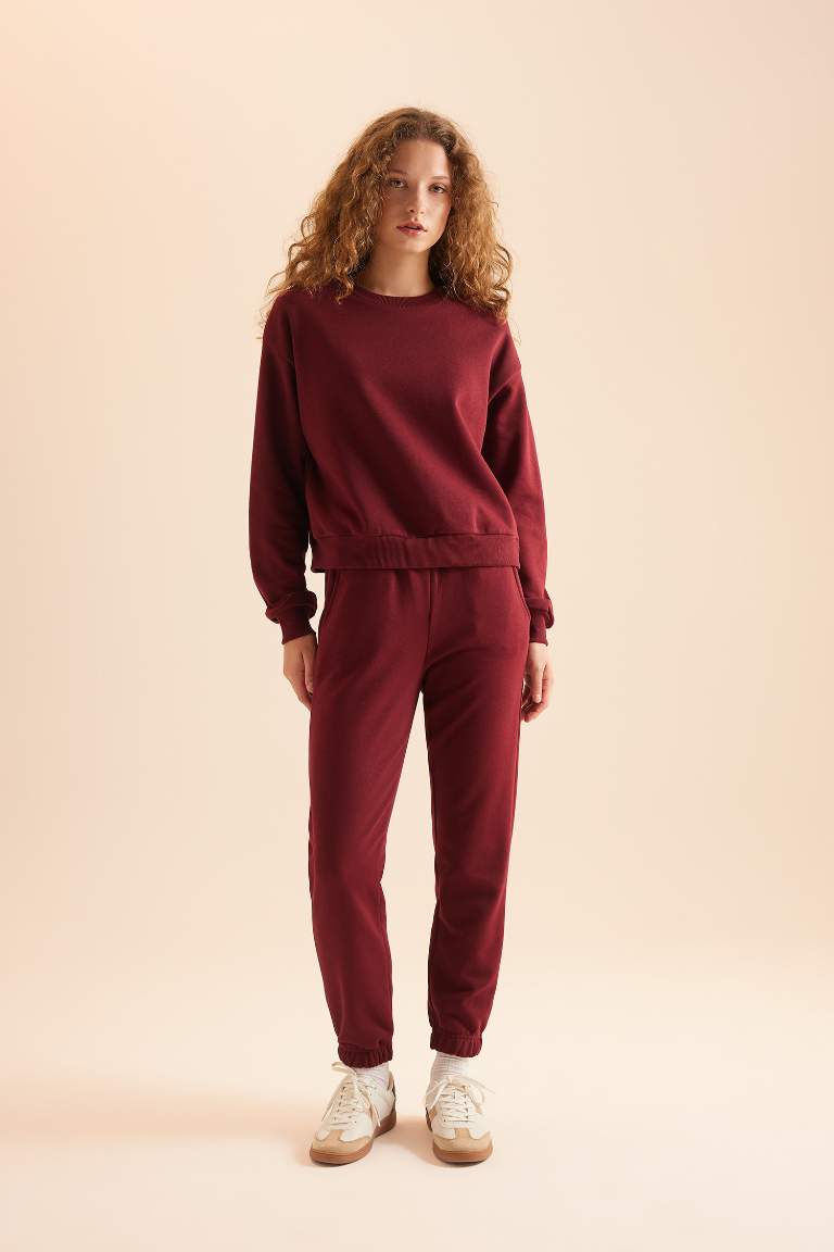 Regular Fit Normal Kalıp Basic İçi Kalın Polarlı Eşofman Takımı
