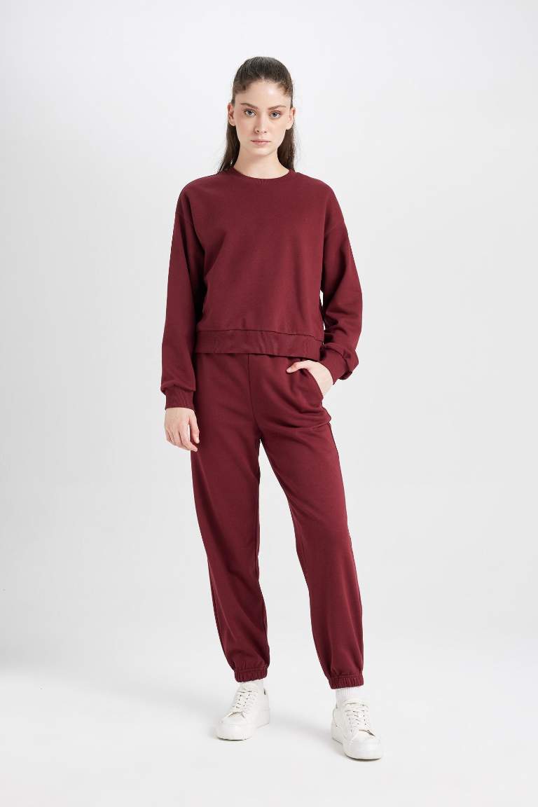 Regular Fit Normal Kalıp Basic İçi Kalın Polarlı Eşofman Takımı