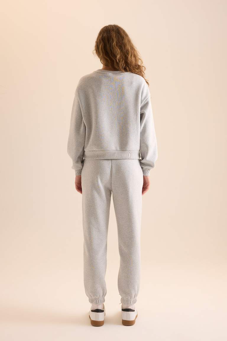 Regular Fit Normal Kalıp Basic İçi Kalın Polarlı Eşofman Takımı