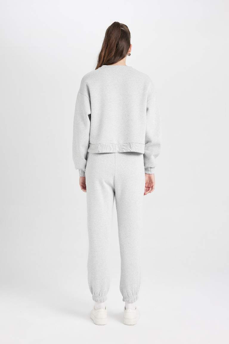 Regular Fit Normal Kalıp Basic İçi Kalın Polarlı Eşofman Takımı