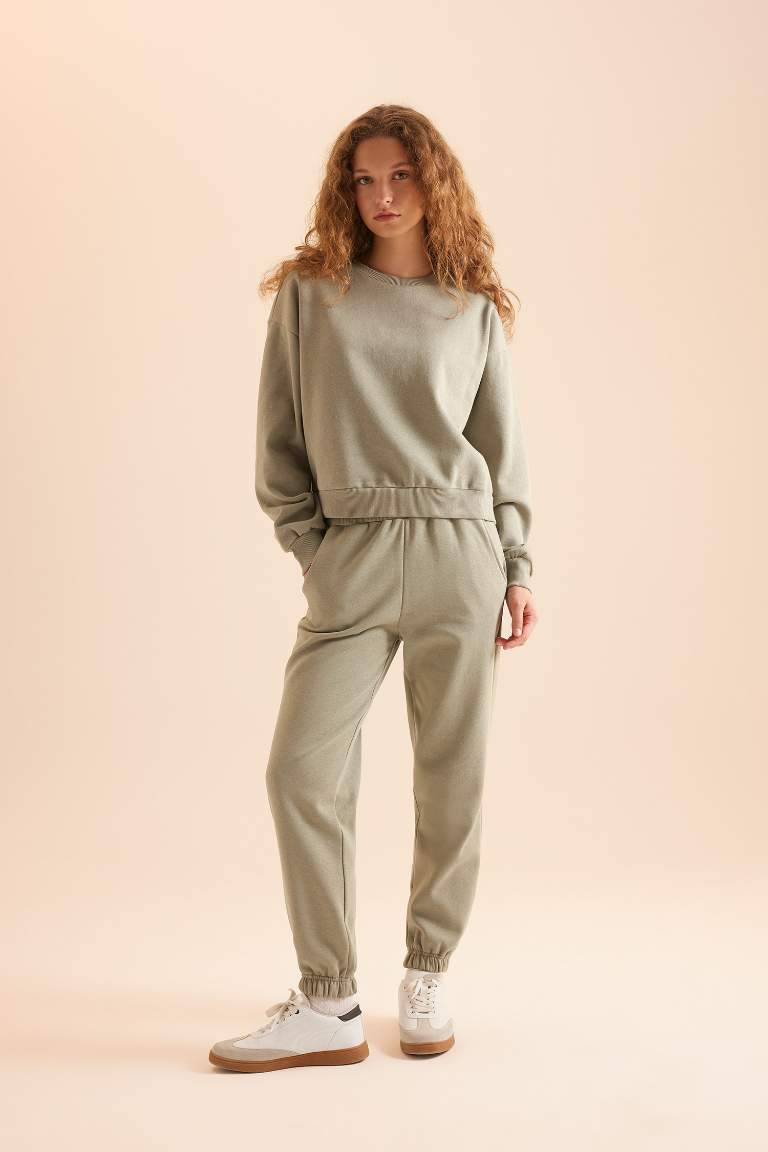 Regular Fit Normal Kalıp Basic İçi Kalın Polarlı Eşofman Takımı