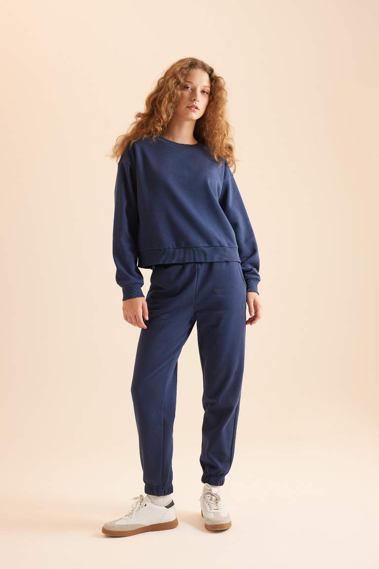 Regular Fit Normal Kalıp Basic İçi Kalın Polarlı Eşofman Takımı