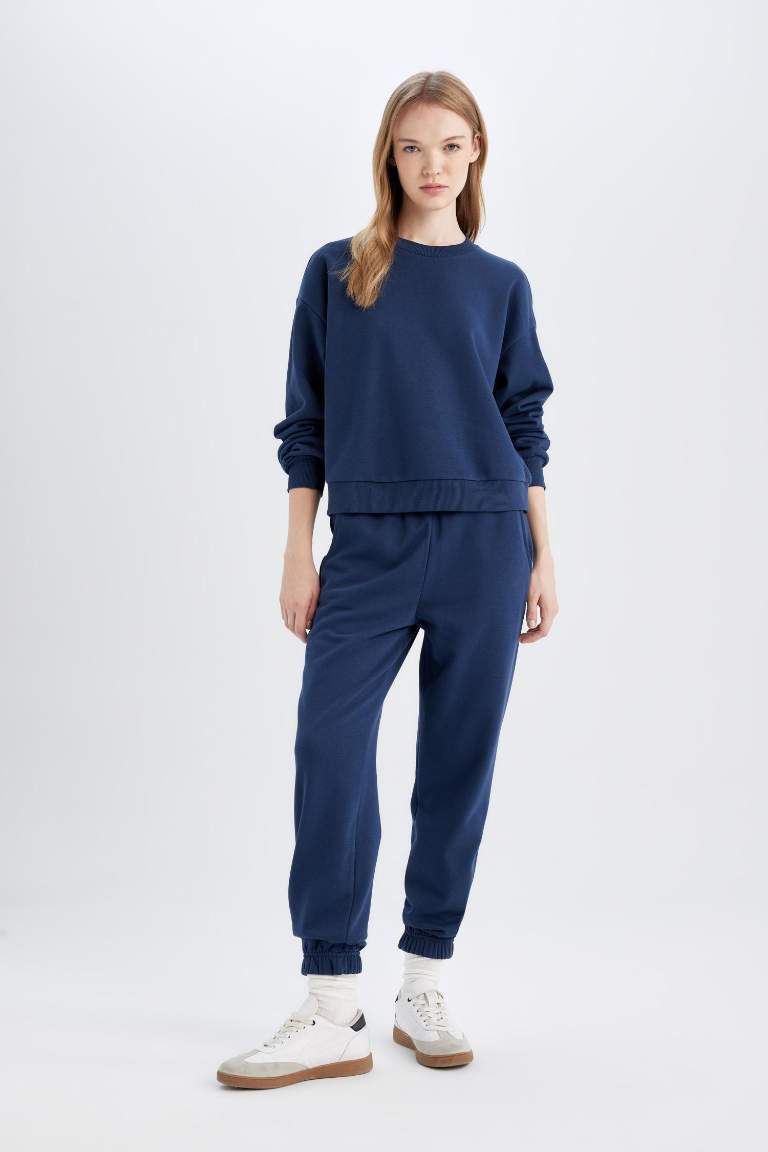 Regular Fit Normal Kalıp Basic İçi Kalın Polarlı Eşofman Takımı