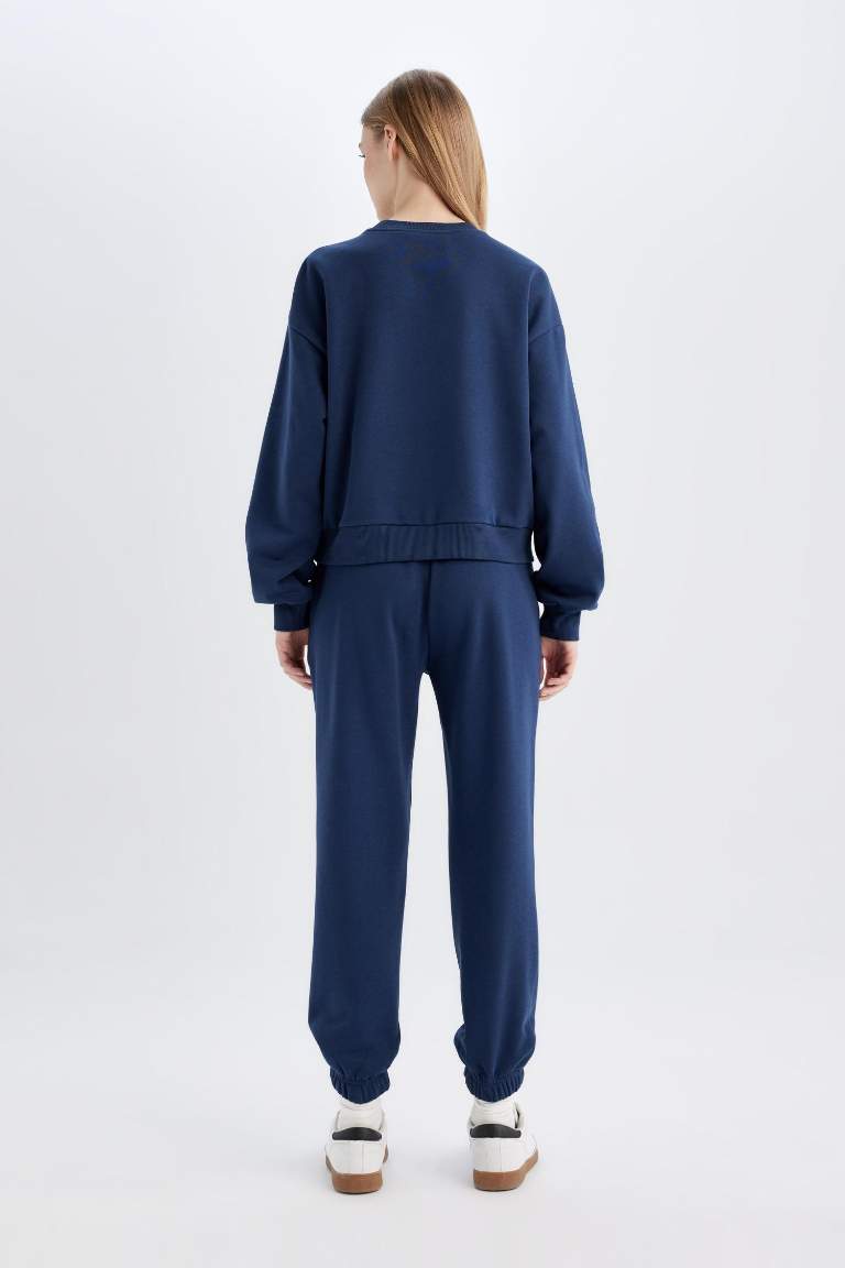 Regular Fit Normal Kalıp Basic İçi Kalın Polarlı Eşofman Takımı