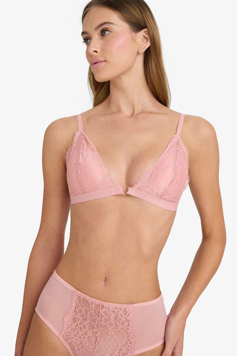 Fall in Love Dantel Detaylı Çıkarılabilir Pedli Bra