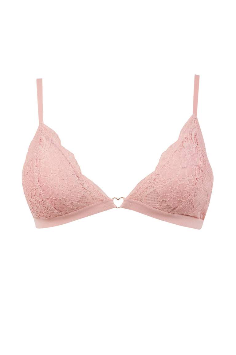 Fall in Love Dantel Detaylı Çıkarılabilir Pedli Bra