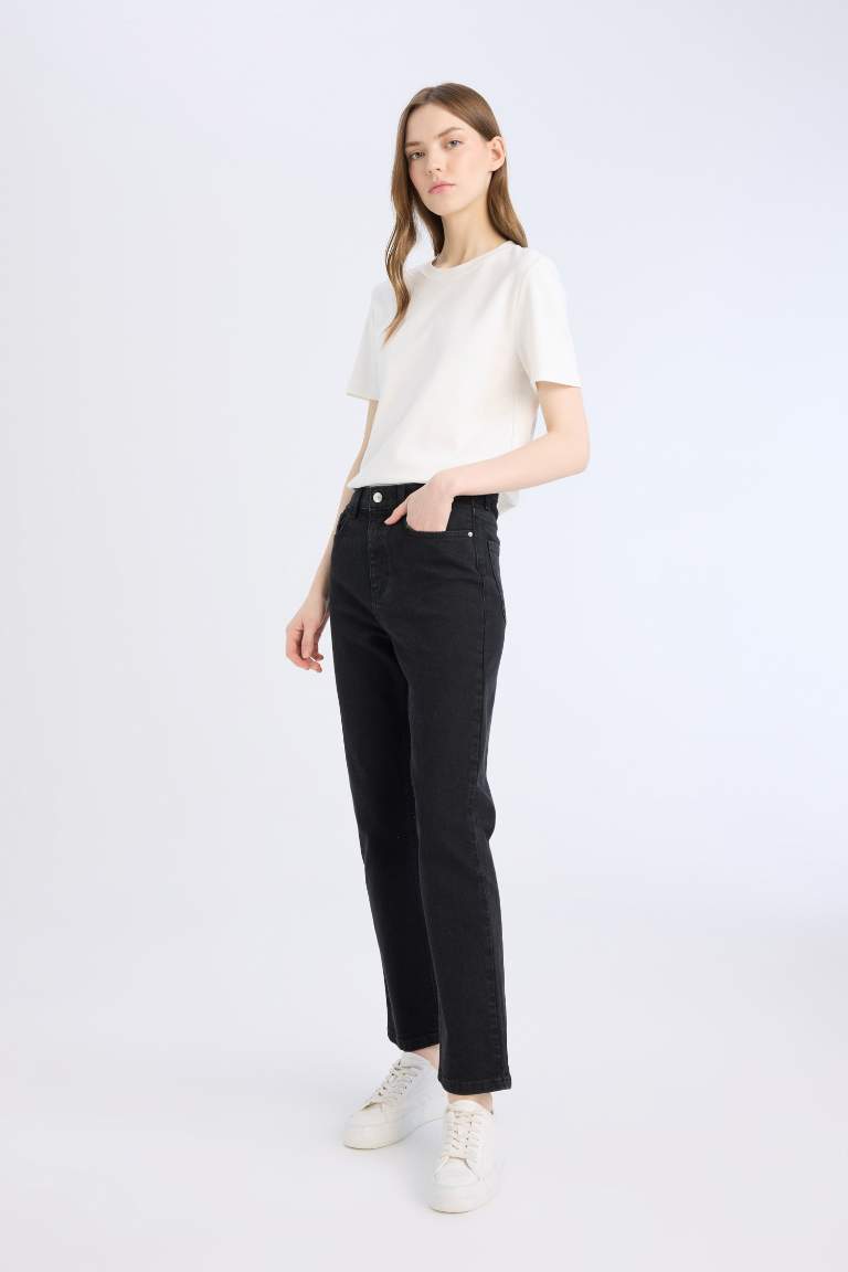 Mary Vintage Straight Fit High Waist Straight Leg Long Jeans