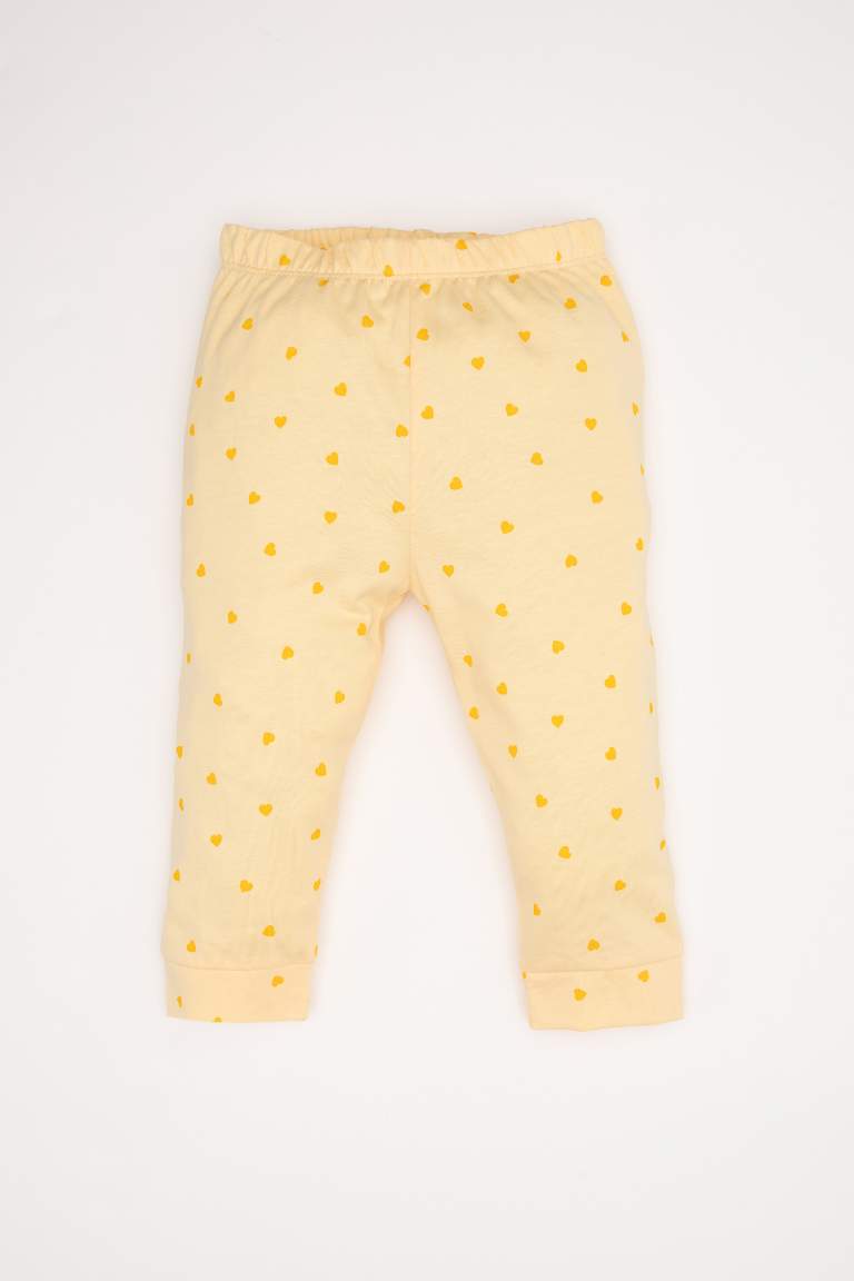 Kız Bebek  Pijama Takımı Looney Tunes Penye Uzun Kollu Üst Lastikli Alt